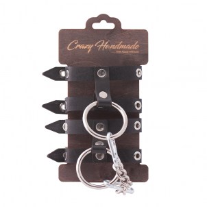 Однослойные наручники из двух ремешков Crazyhandmade