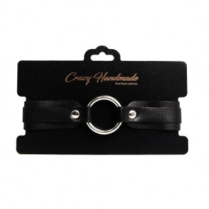 Ошейник однослойный скругленный Crazyhandmade