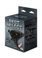 Пояс для страпона BEST SELECT укомплектованный внутренней насадкой