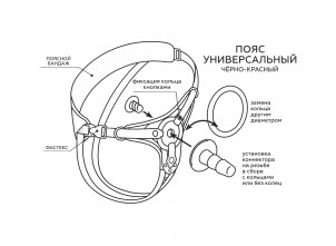 Пояс для страпона универсальный Lovetoy