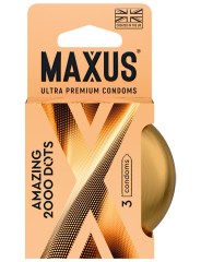 Презервативы MAXUS Amazing точечные №3шт