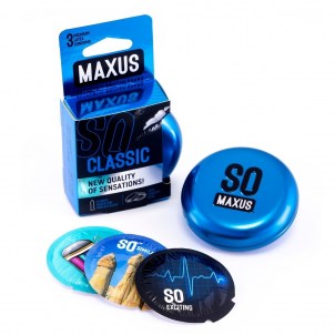 Презервативы MAXUS Classic классические №3шт