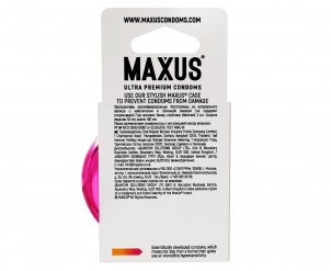 Презервативы MAXUS Exotic Mix ароматизированные №3шт