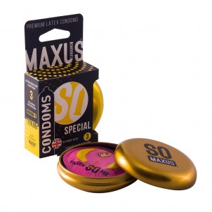 Презервативы MAXUS Special точечно-ребристые 3шт