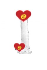Прозрачный реалистичный дилдо Intergalactic Rocket
