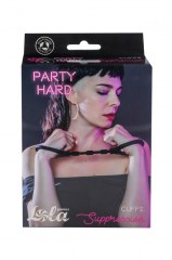 Силиконовые наручники Lola Games Party Hard Suppression Black