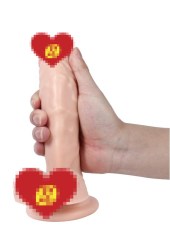 Страпон с реалистичной насадкой на присоске REAL, 21x4 см