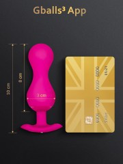 Тренажёр Кегеля Gvibe Gballs 3 App Petal Rose, 8х3 см