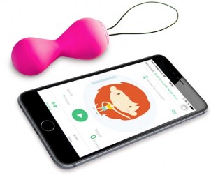 Вагинальные шарики hi-tech с персональным тренером вагинальных мышц Gballs 2 App - Gvibe