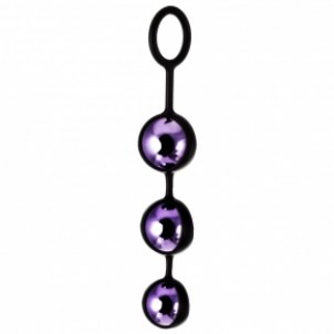 Вагинальные шарики TOYFA A-Toys, ABS пластик, Фиолетовый, Ø 3,5 см