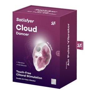 Вакуумный массажер Satisfyer Cloud Dancer red