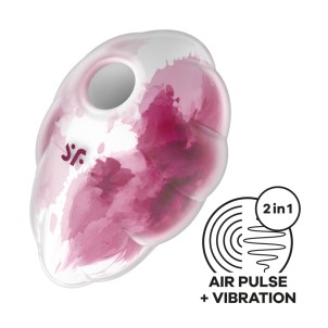 Вакуумный массажер Satisfyer Cloud Dancer red
