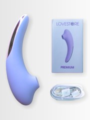 Вакуумный стимулятор клитора Premium лавандовый