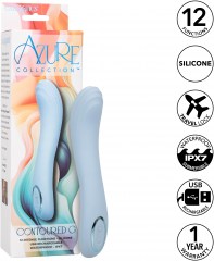 Вибратор для G-точки California Exotic Azure Contoured G