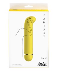 Вибратор для G-точки перезаряжаемый Take It Easy Fantasy Flame Yellow