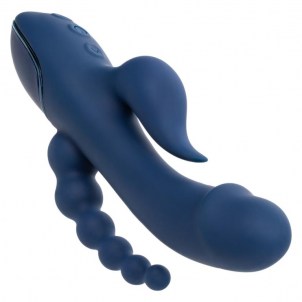 Вибромассажер анально-вагинальный с реалистичной головкой III Triple Orgasm