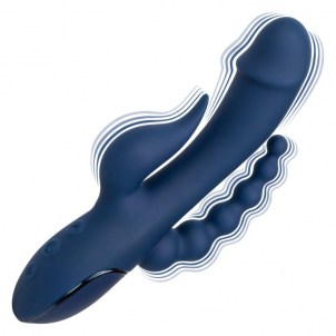 Вибромассажер анально-вагинальный с реалистичной головкой III Triple Orgasm