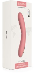 Вибромассажер с функцией пенетрации SVAKOM Ava Neo Peach Pink
