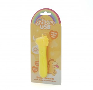 Вибропуля Unihorn USB Bean Blossom, желтый