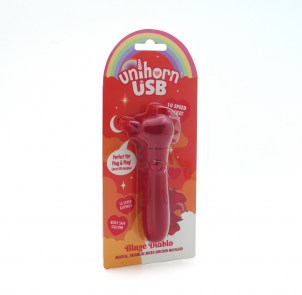 Вибропуля Unihorn USB Blaze Diablo, красный